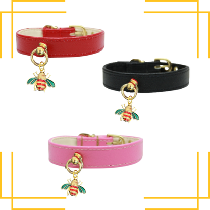 Bark Fifth Avenue Bee Mine Dog Collar