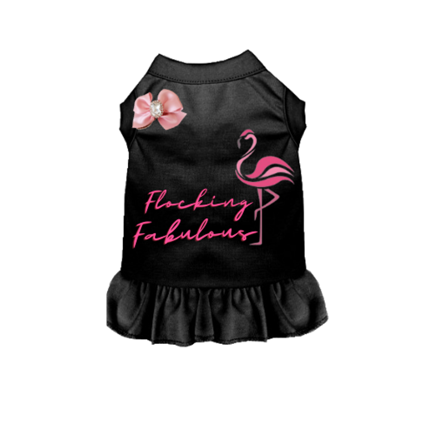 Flocking Fabulous Dog Tee and Dress