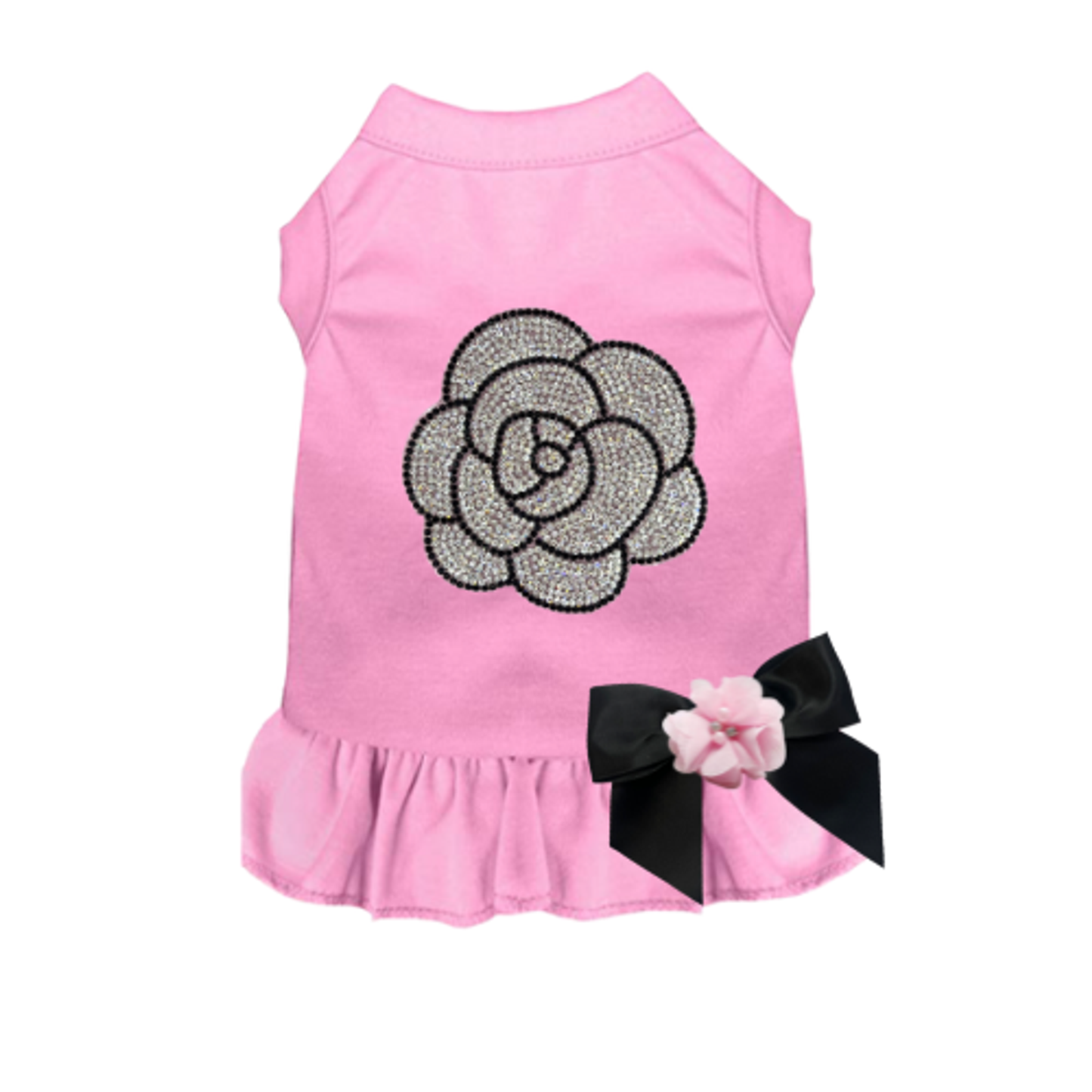 Floral Camellia Rose Dog Dress