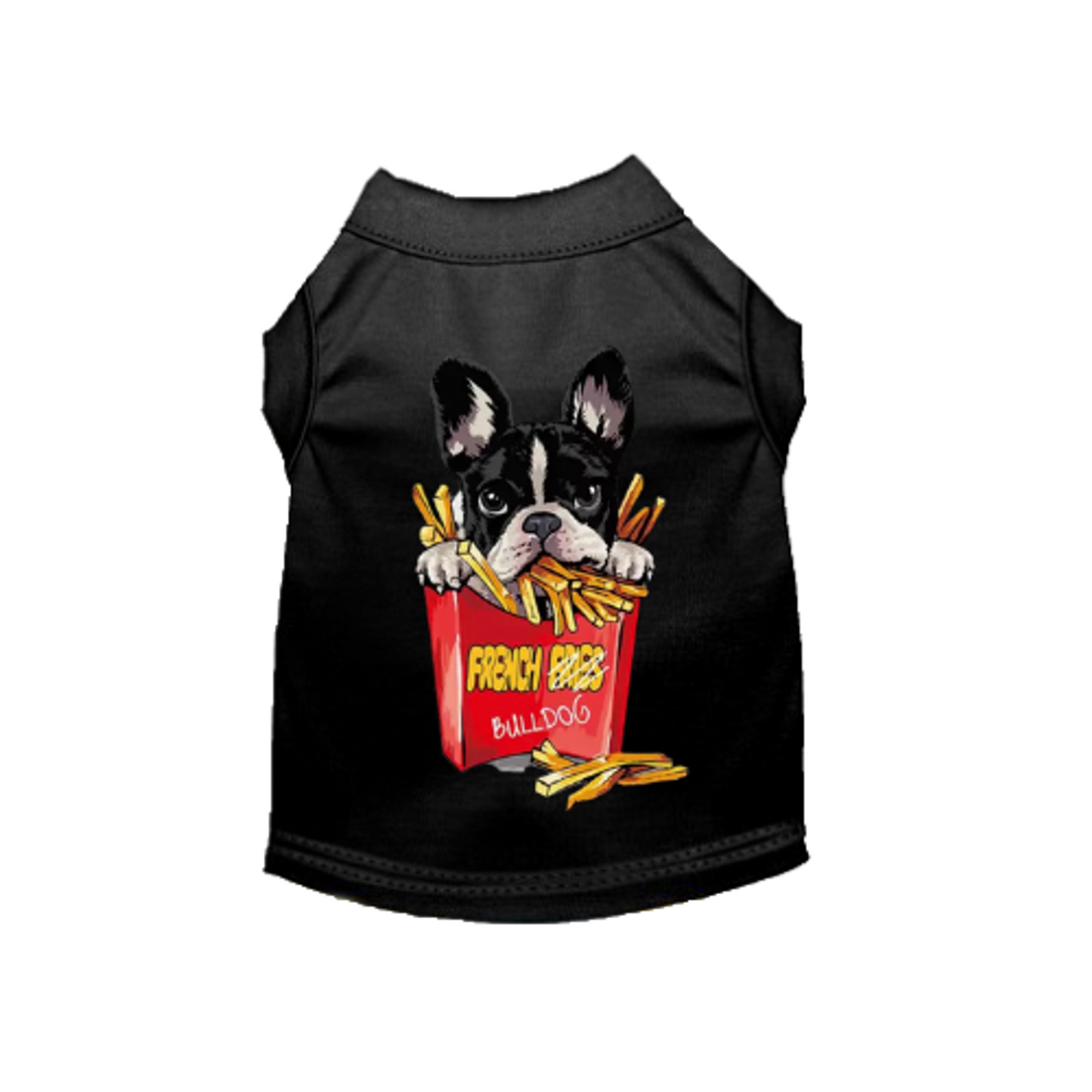 Frenchie Fries Dog Tee and Dress