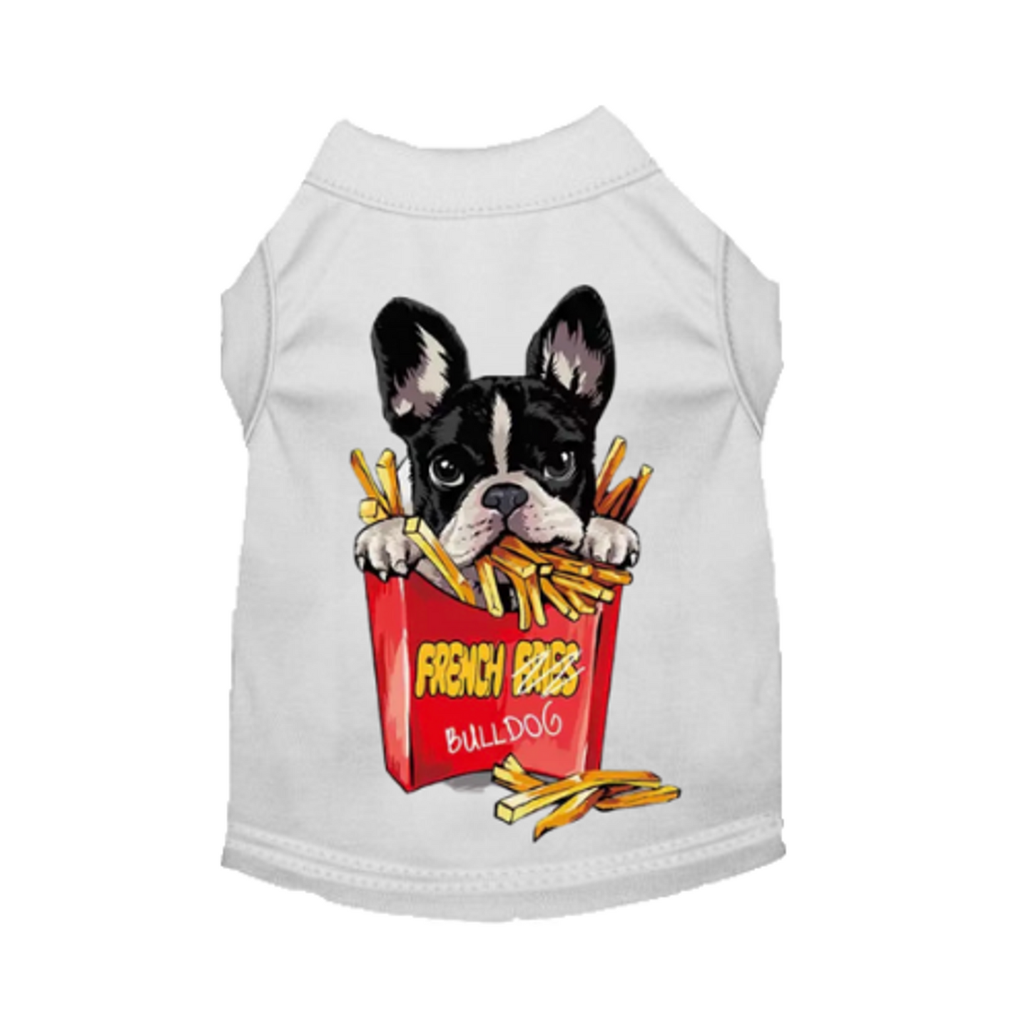 Frenchie Fries Dog Tee and Dress