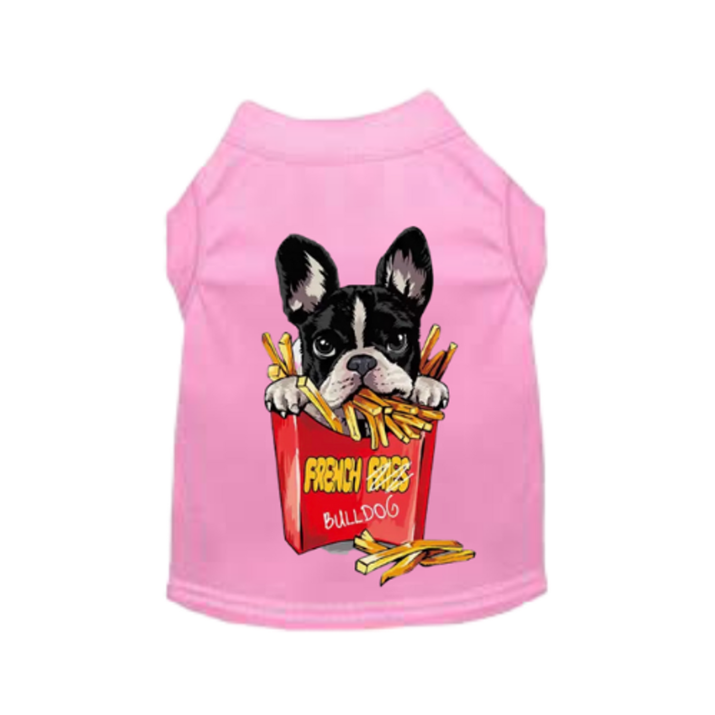 Frenchie Fries Dog Tee and Dress