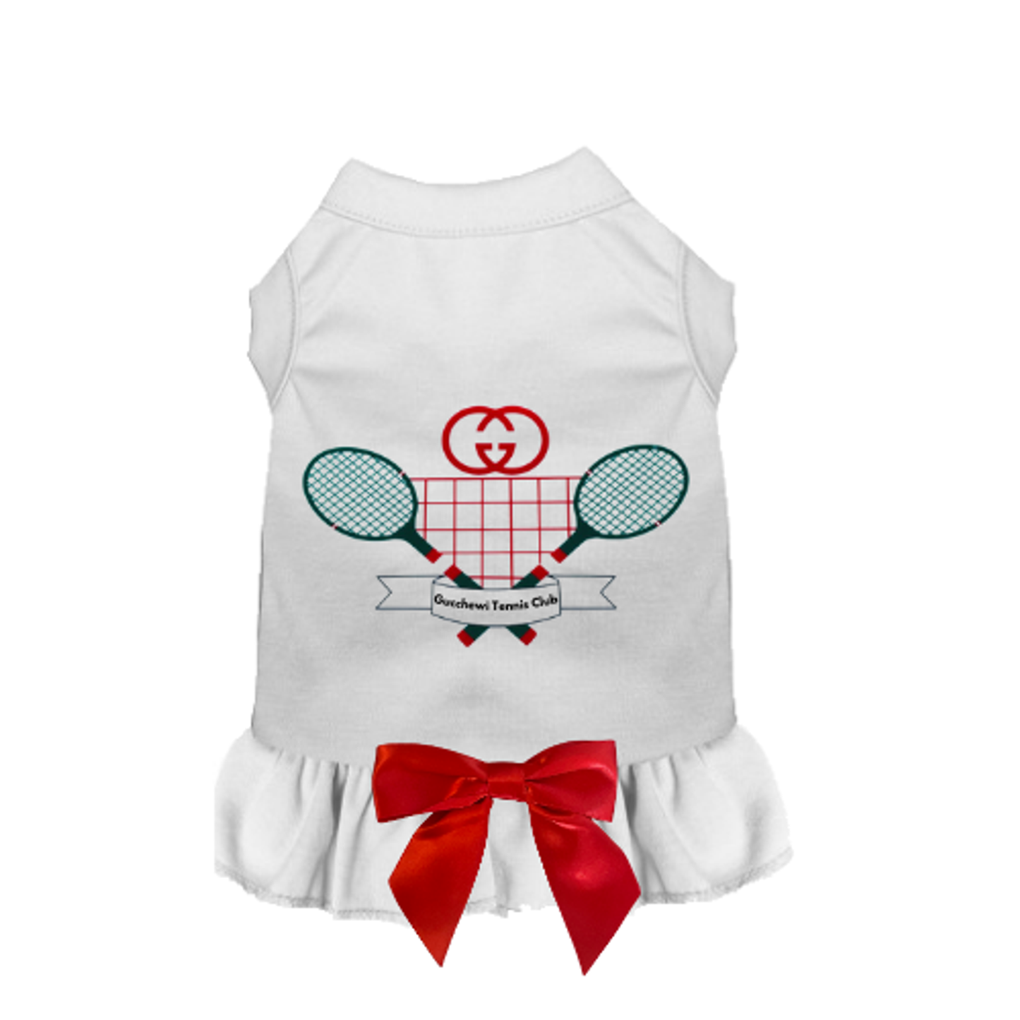 Gucchewi Tennis Club Dog Outfit