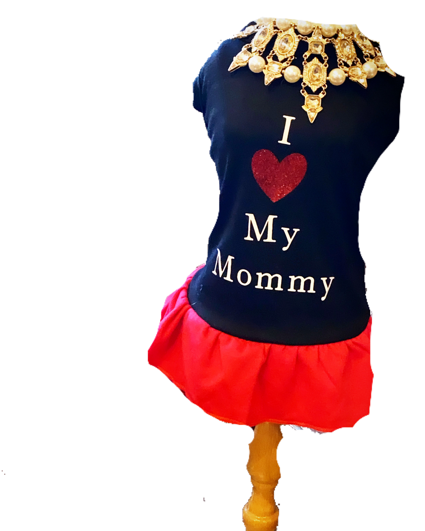 I Love My Mommy Dog Dress