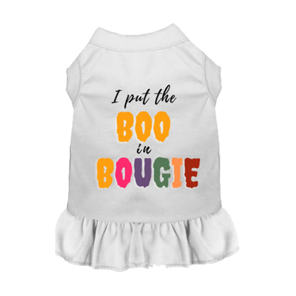 I Put the BOO in Bougie Dog Outfit, front view