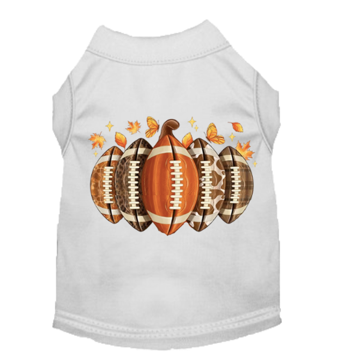 Autumn Touchdown Tail Dog Tee