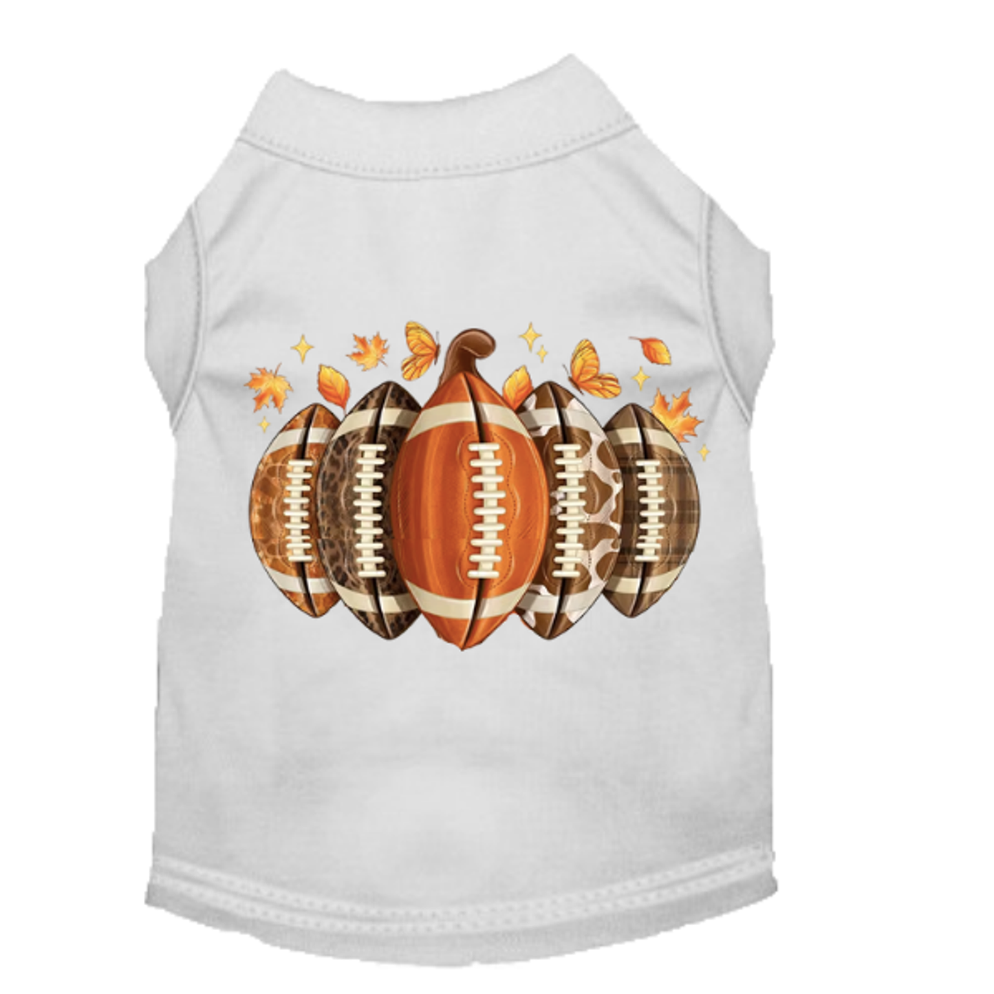 Autumn Touchdown Tail Dog Tee
