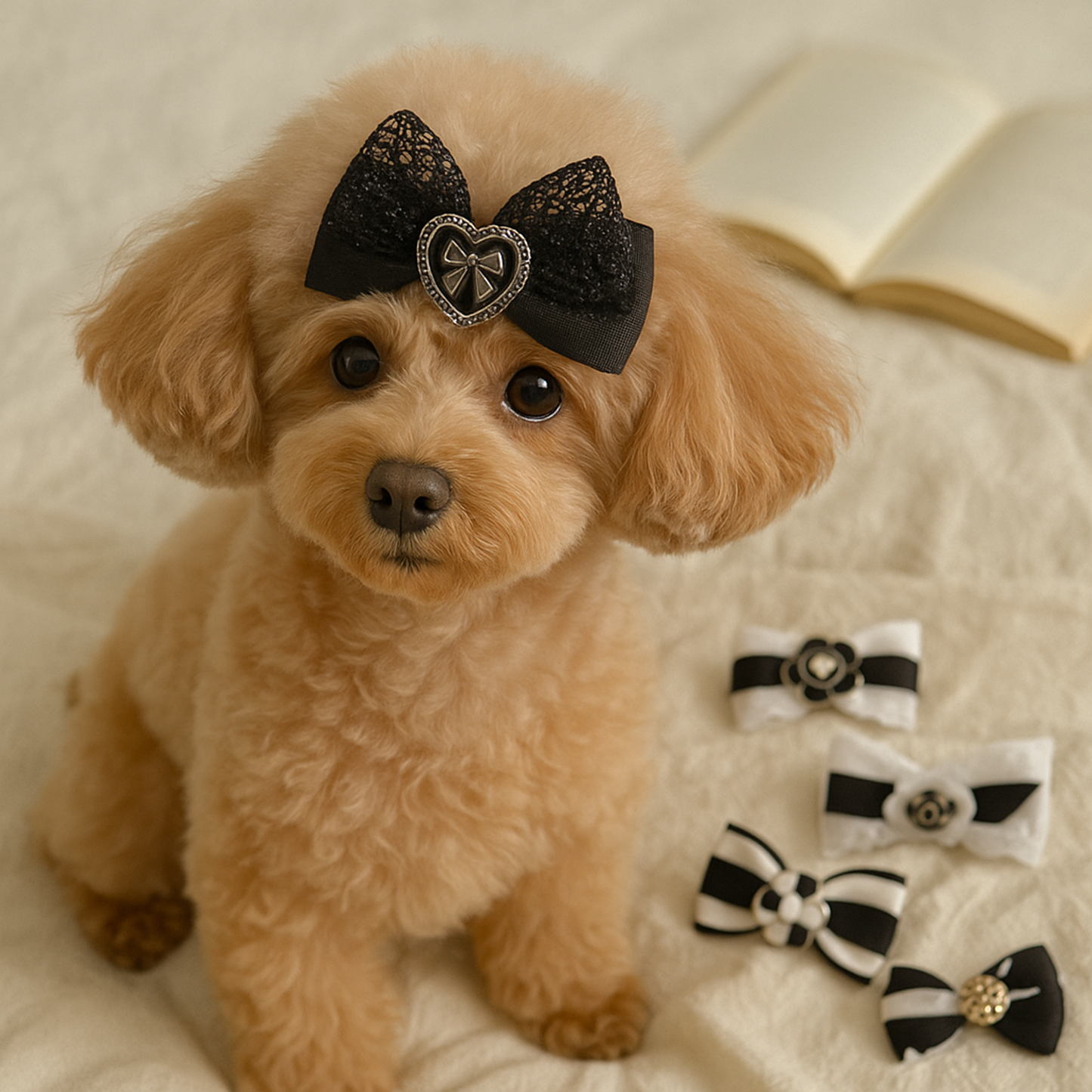 Haute Couture Dog Hair Bow Collection