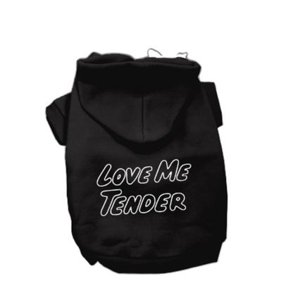 Love Me Tender Dog Hoodie