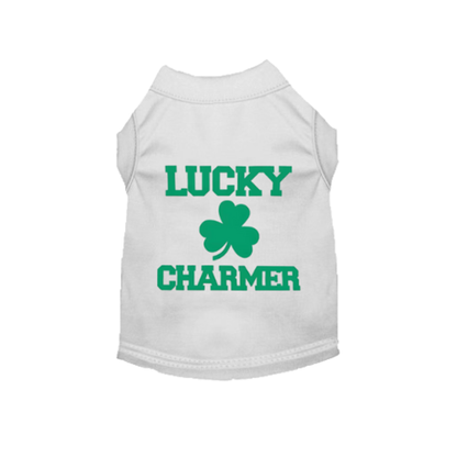 Lucky Charmer St. Patrick's Day Dog Tee