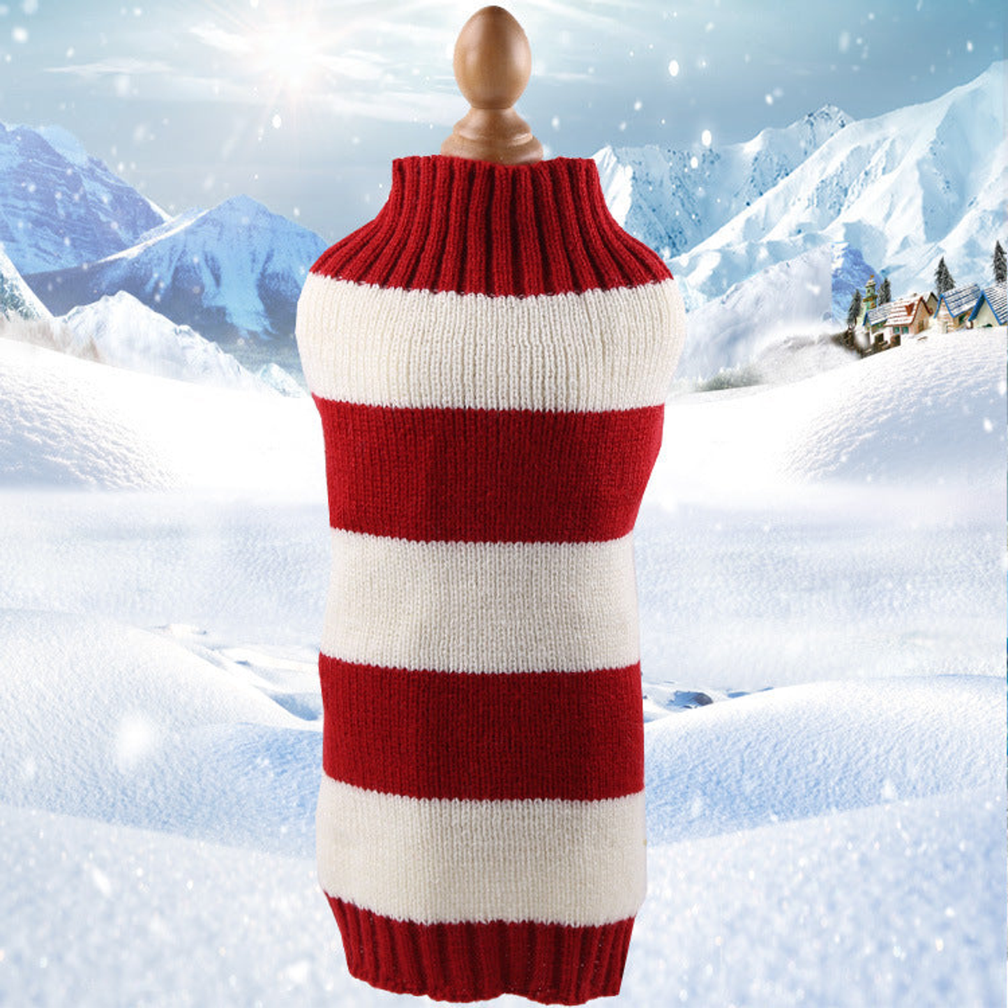 Twisted Rope Knit Pet Sweater