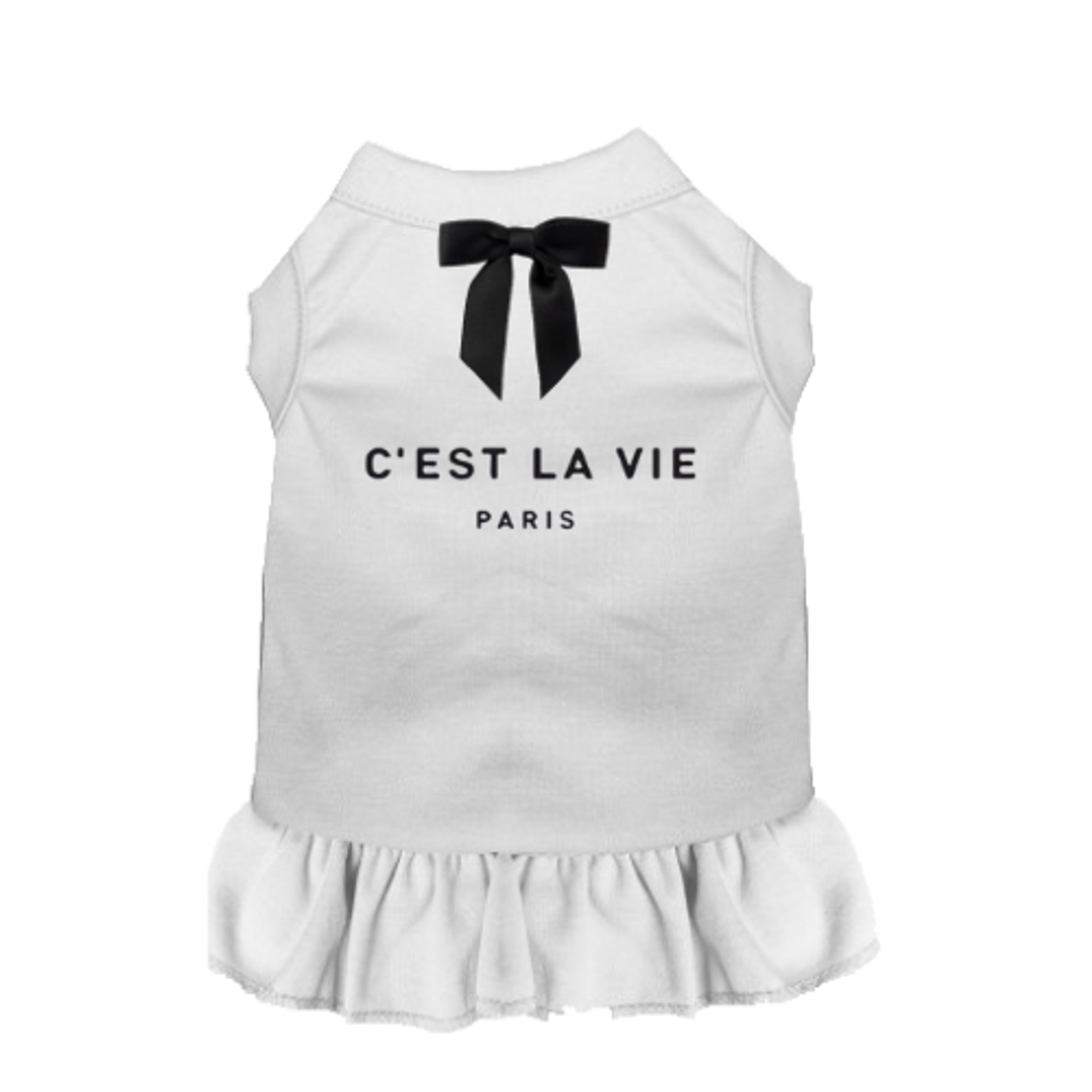 Bark Fifth Avenue C'est La Vie Dog Tee and Dress