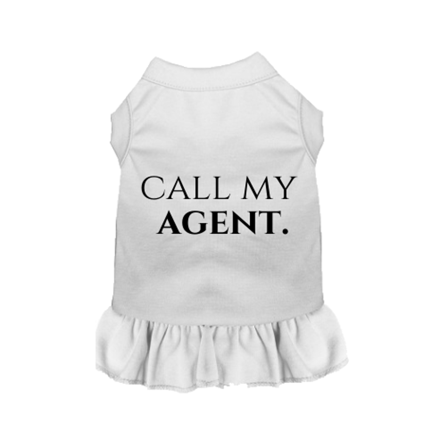Bark Fifth Avenue Call My Agent Dog Tee and Dress