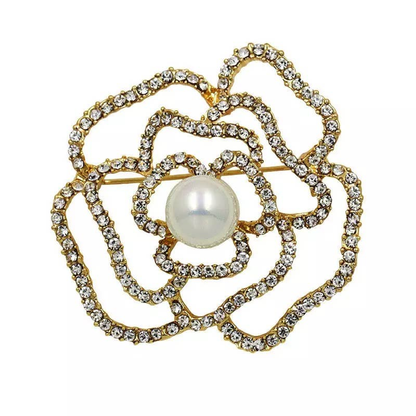 Bark Fifth Avenue Camellia Luxury Dog Brooch