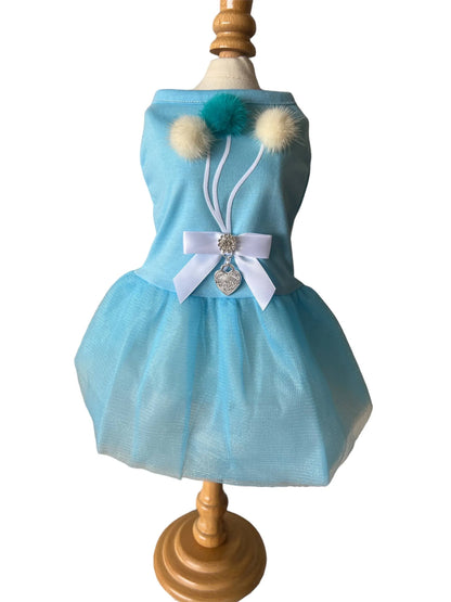 My Birthday Party Dog Dress, front view