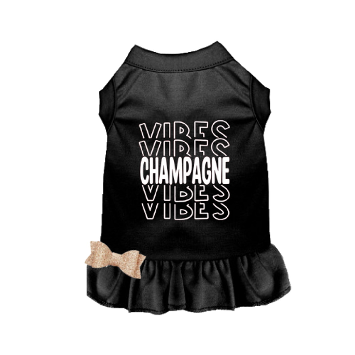 Bark Fifth Avenue Champagne Vibes Dog Dress