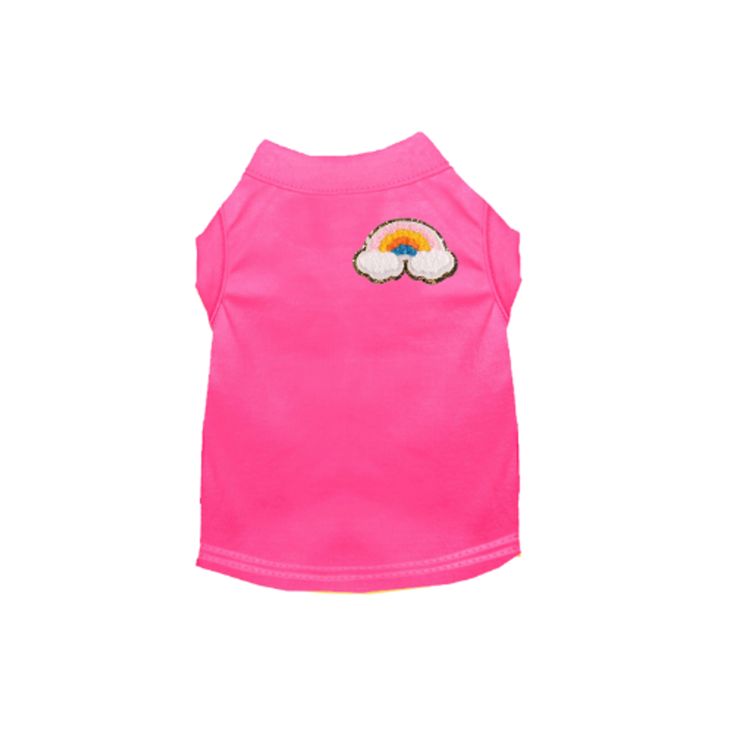 Bark Fifth Avenue Chenille Rainbow Dog Tee and Dress