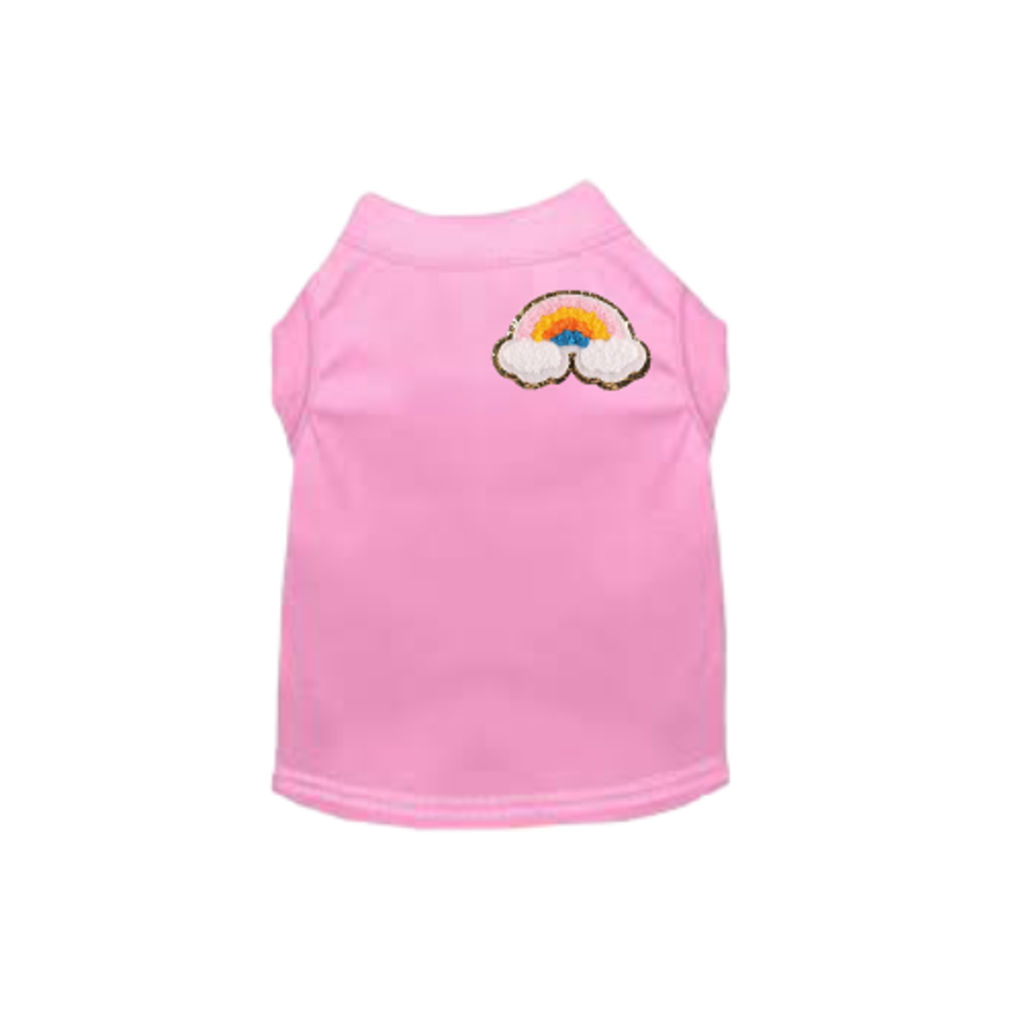 Bark Fifth Avenue Chenille Rainbow Dog Tee and Dress