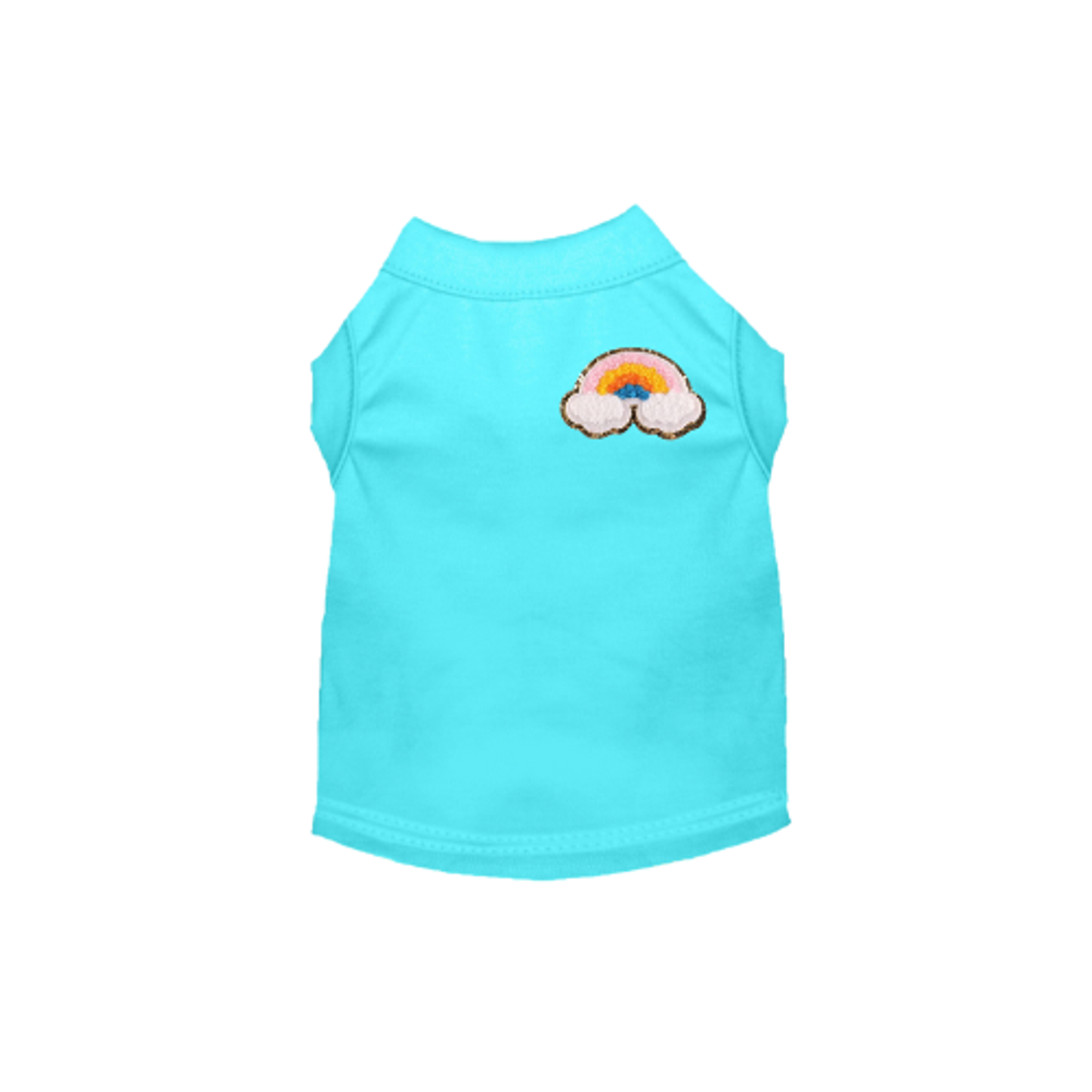 Bark Fifth Avenue Chenille Rainbow Dog Tee and Dress