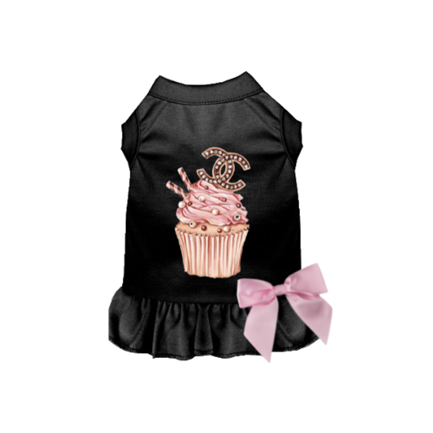 Bark Fifth Avenue Chewnel Cupcake Dog Dress