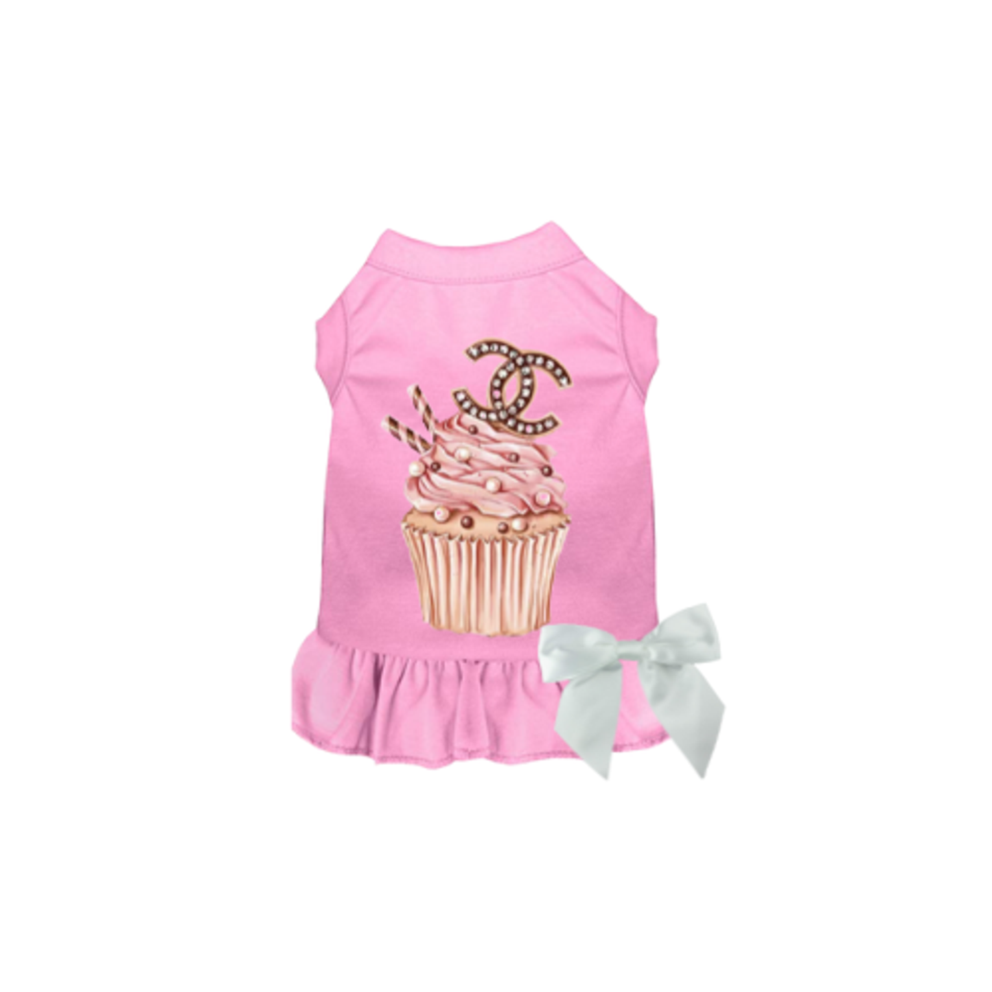 Bark Fifth Avenue Chewnel Cupcake Dog Dress