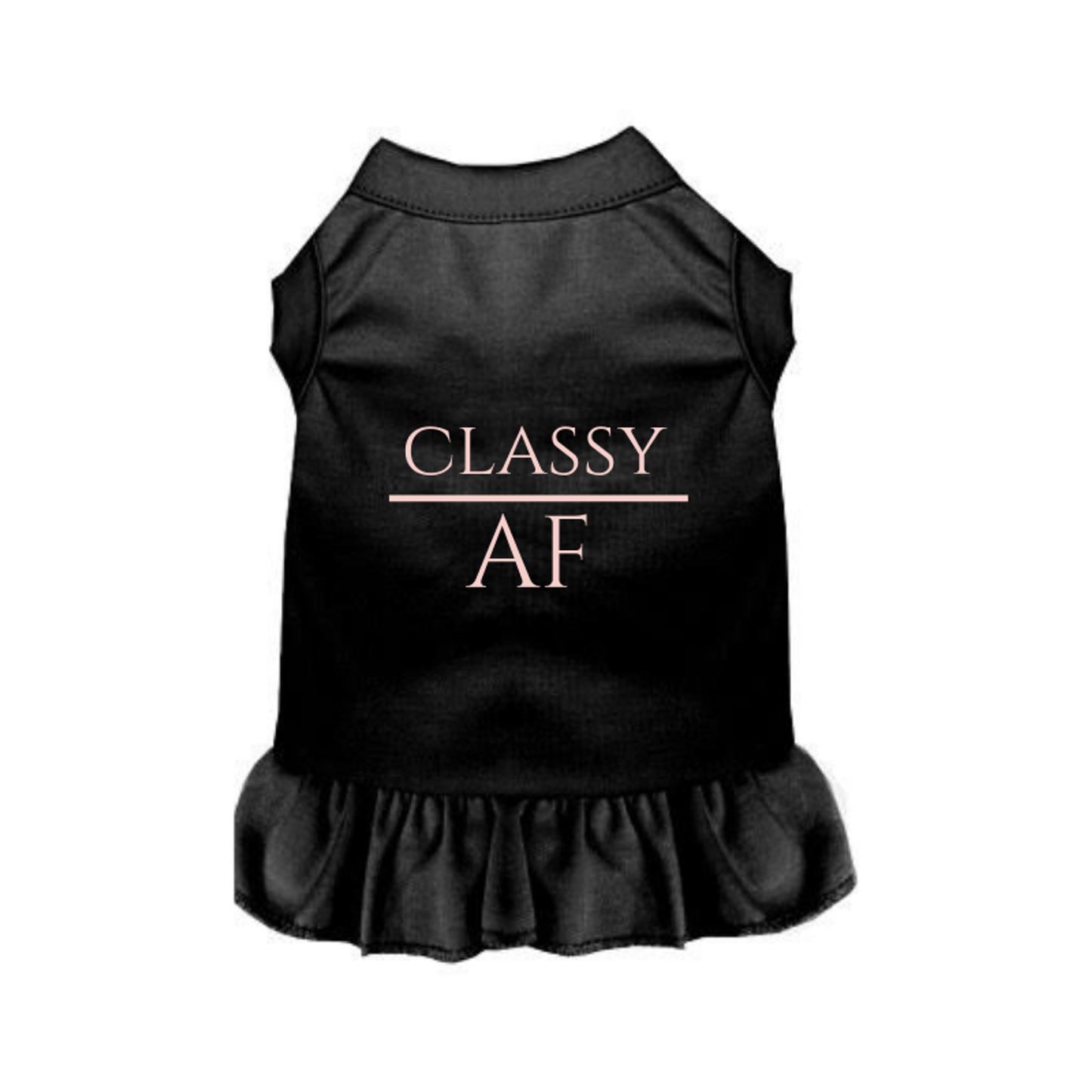 Classy AF Dog Dress