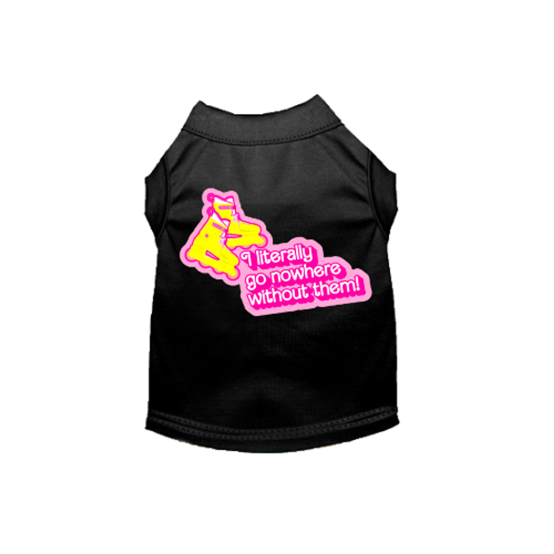 Nowhere Without My Skates Dog Tee