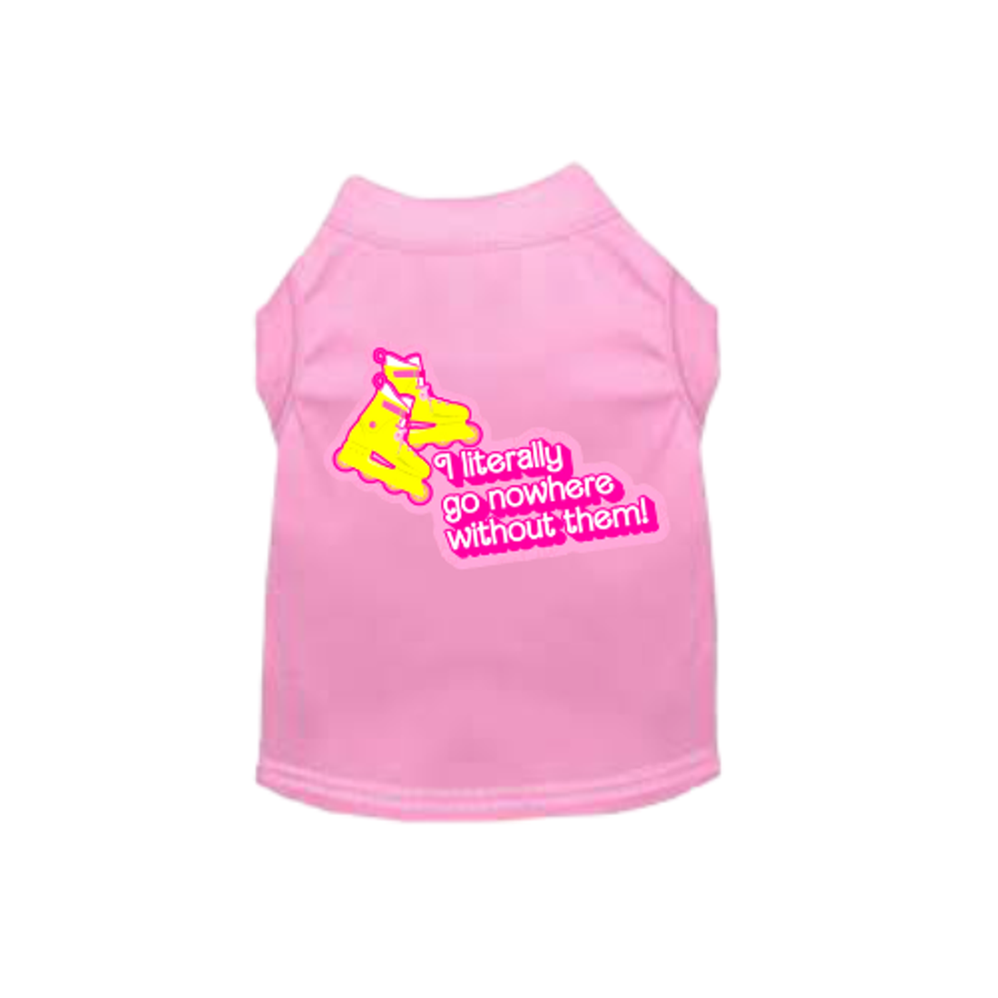 Nowhere Without My Skates Dog Tee