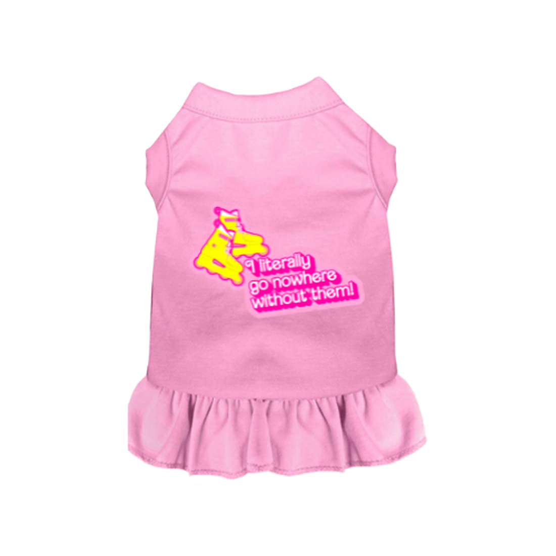 Nowhere Without My Skates Dog Dress