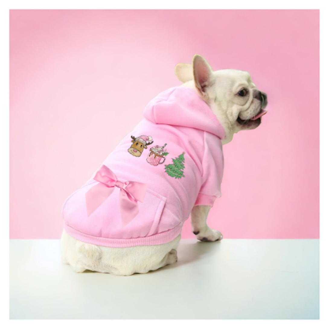 Reindeer Fun Dog Hoodie