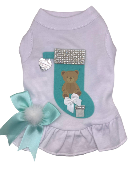 Sniffany Bear Stocking Dog Dress