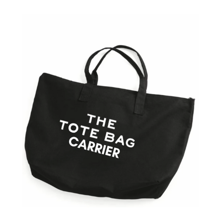 Cotton Canvas Zip-Top Tote Bag