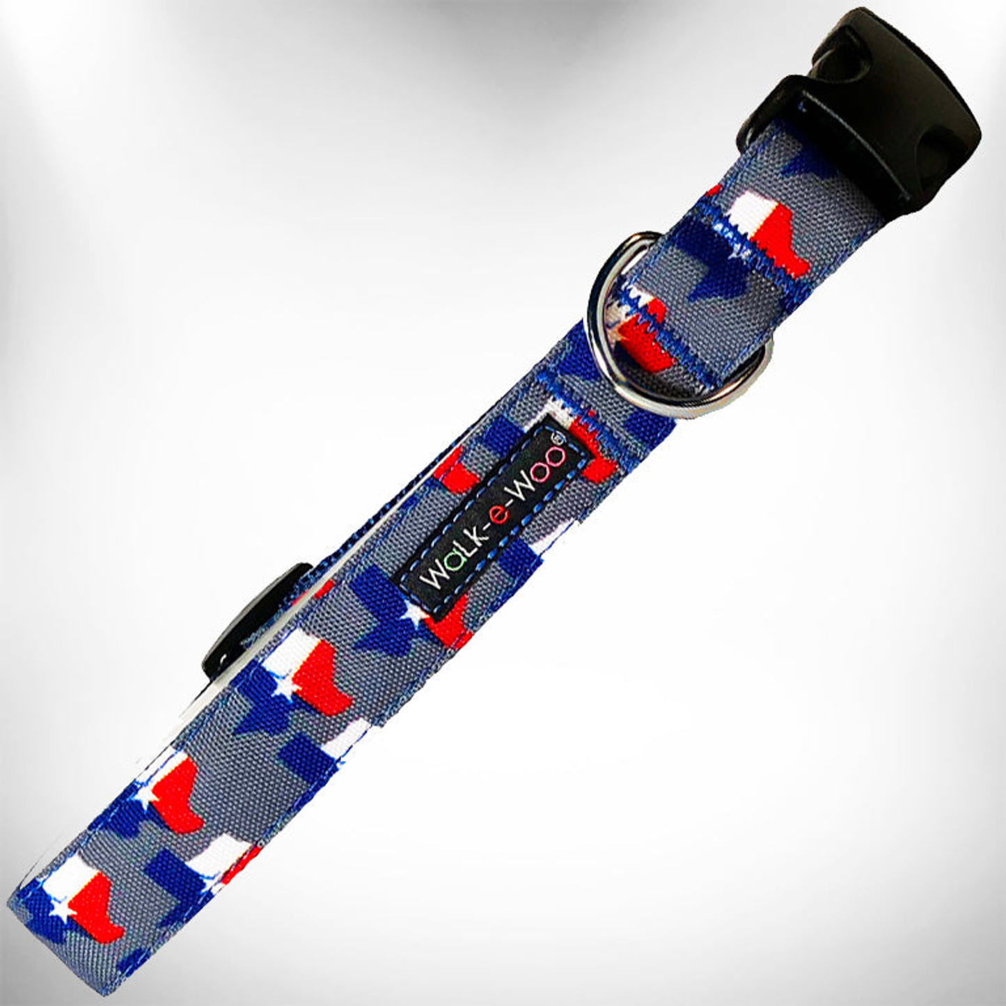 Walk-e-Woo Colorado and Texas Dog Collar