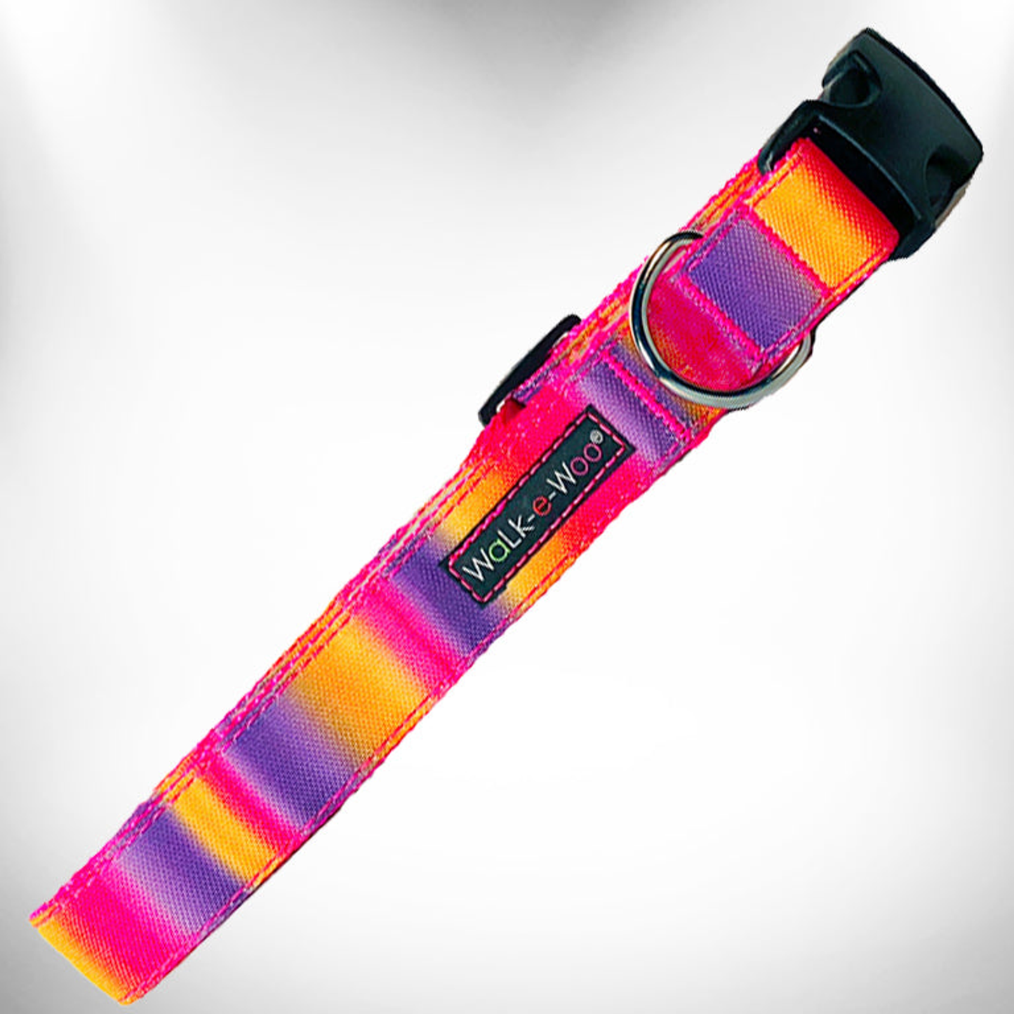 Walk-e-Woo Tie Dye Dog Collar