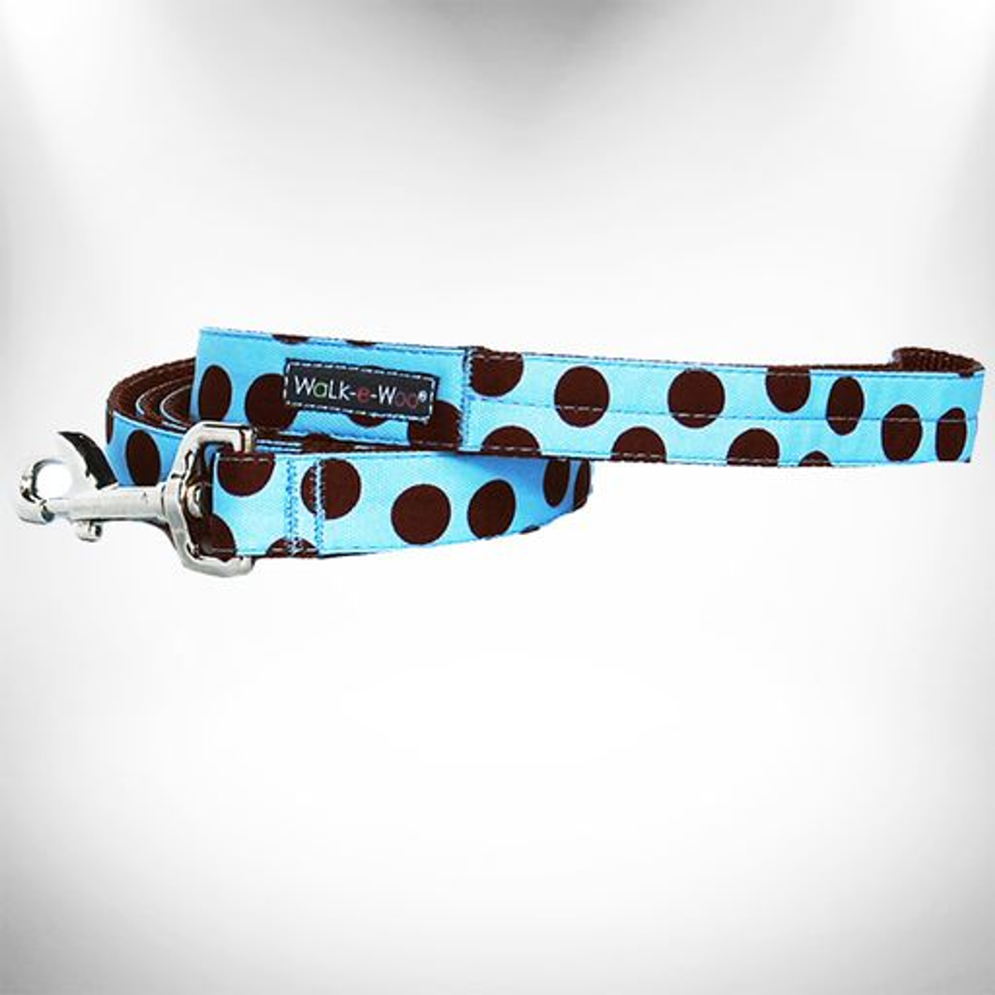 Walk-e-Woo Polka Dot Dog Leash - 5 ft