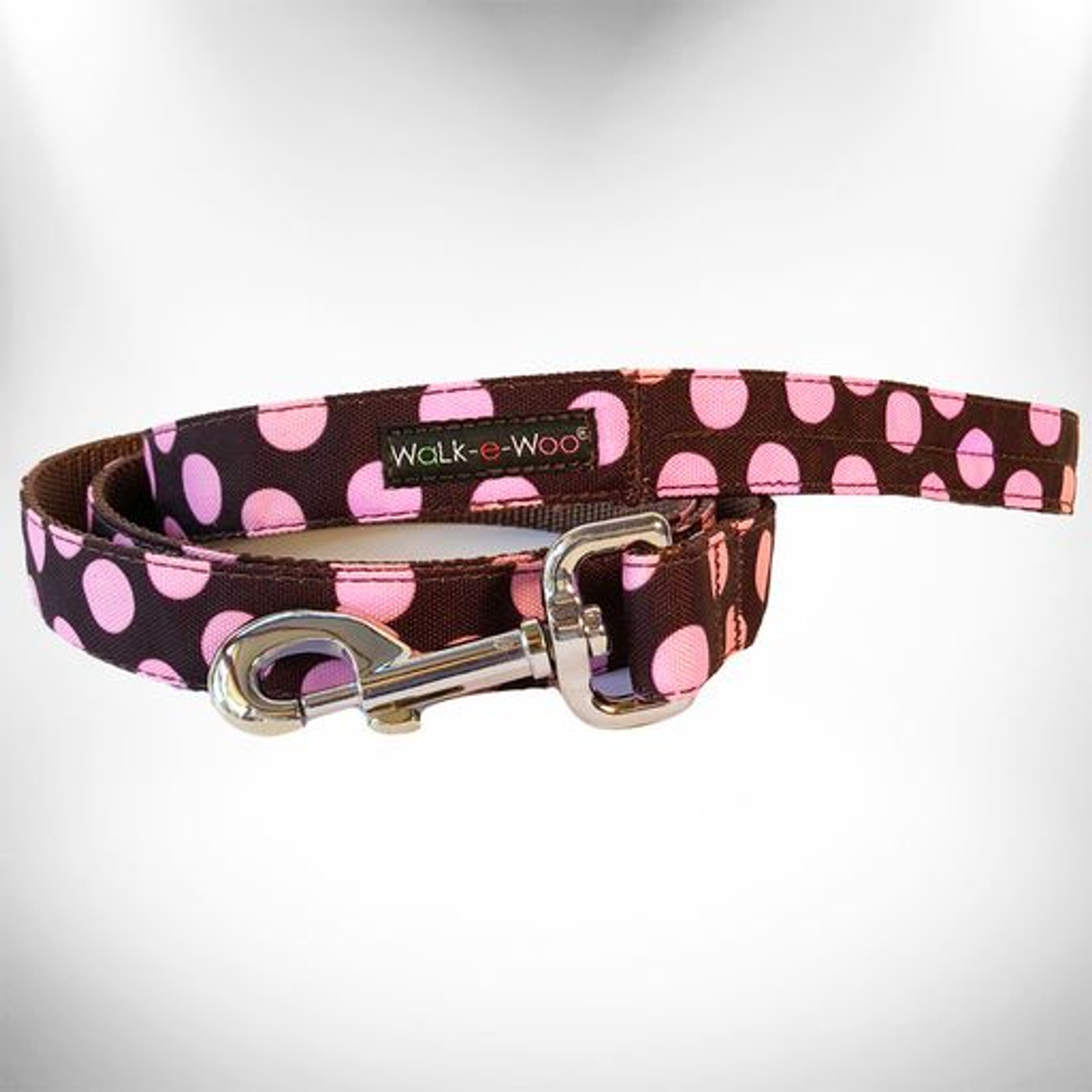 Walk-e-Woo Polka Dot Dog Leash - 5 ft
