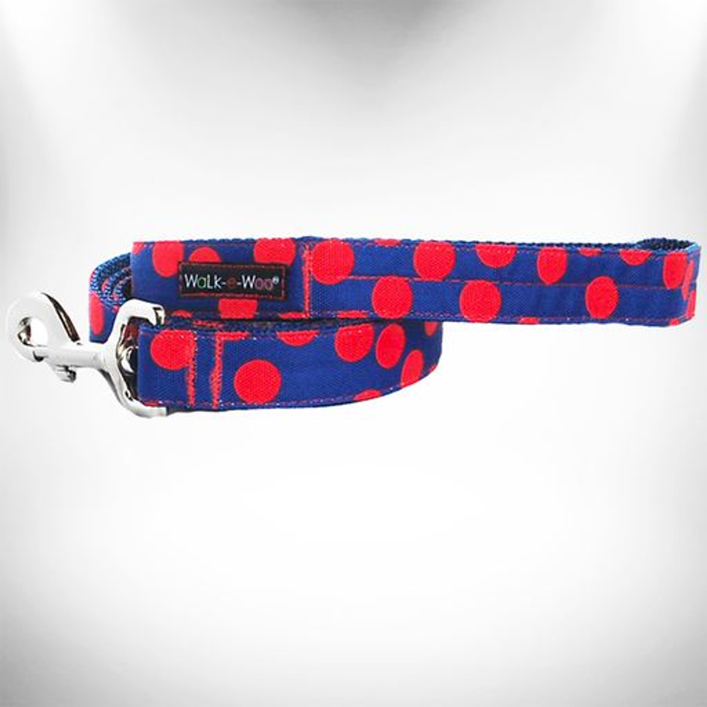 Walk-e-Woo Polka Dot Dog Leash - 5 ft