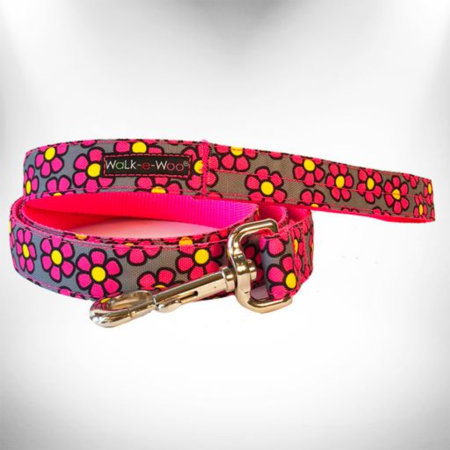 Walk-e-Woo Flower Dog Leash - 5 ft