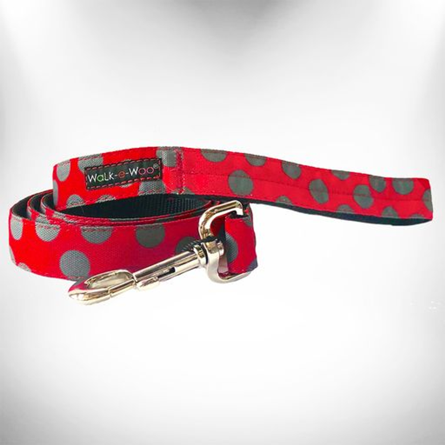 Walk-e-Woo Polka Dot Dog Leash - 5 ft