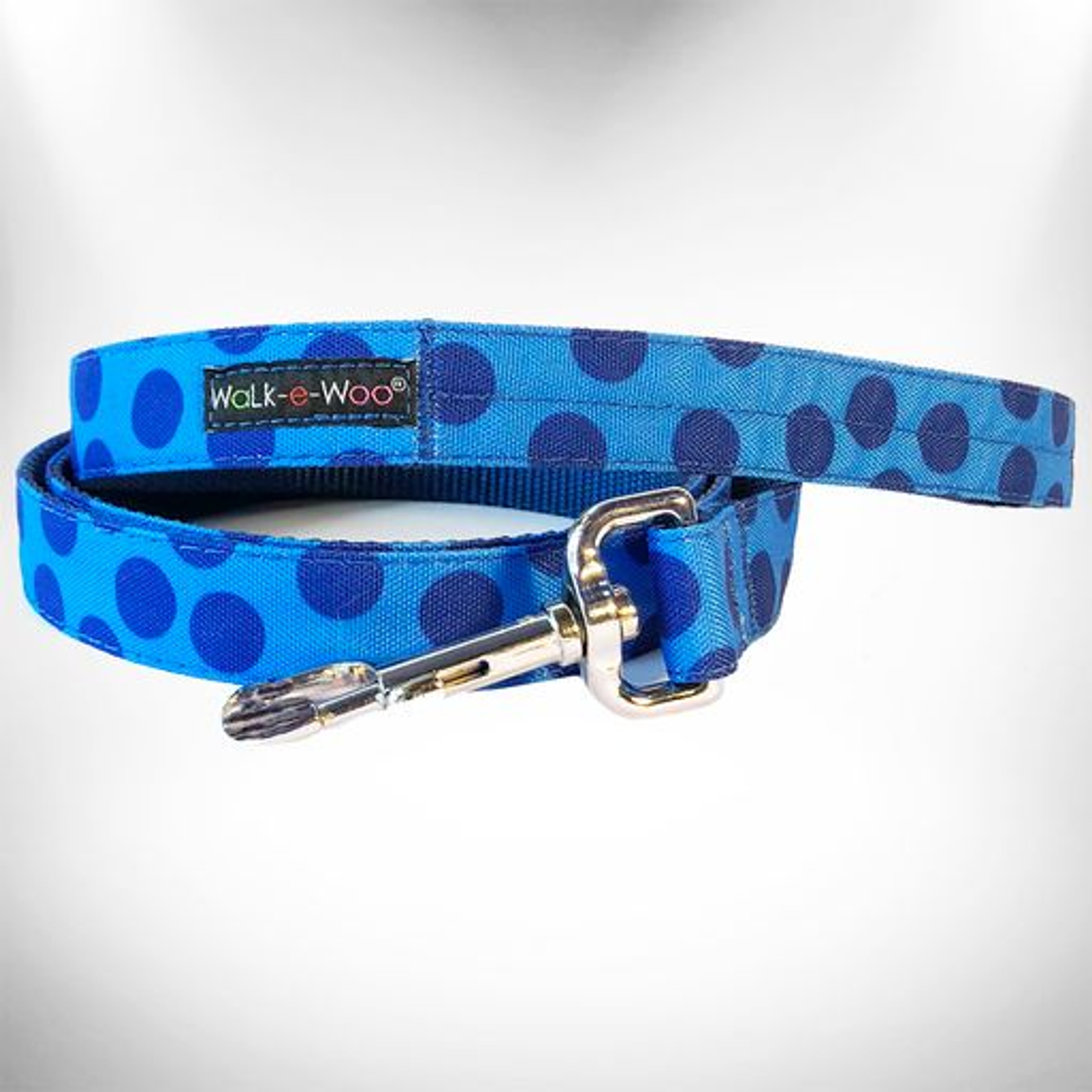 Walk-e-Woo Monotone Polka Dot Dog Leash - 5 ft
