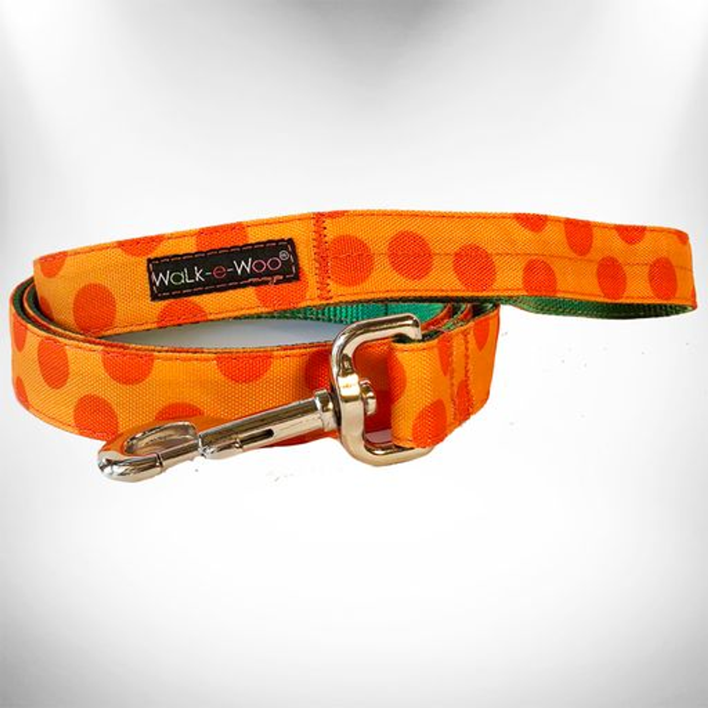 Walk-e-Woo Monotone Polka Dot Dog Leash - 5 ft