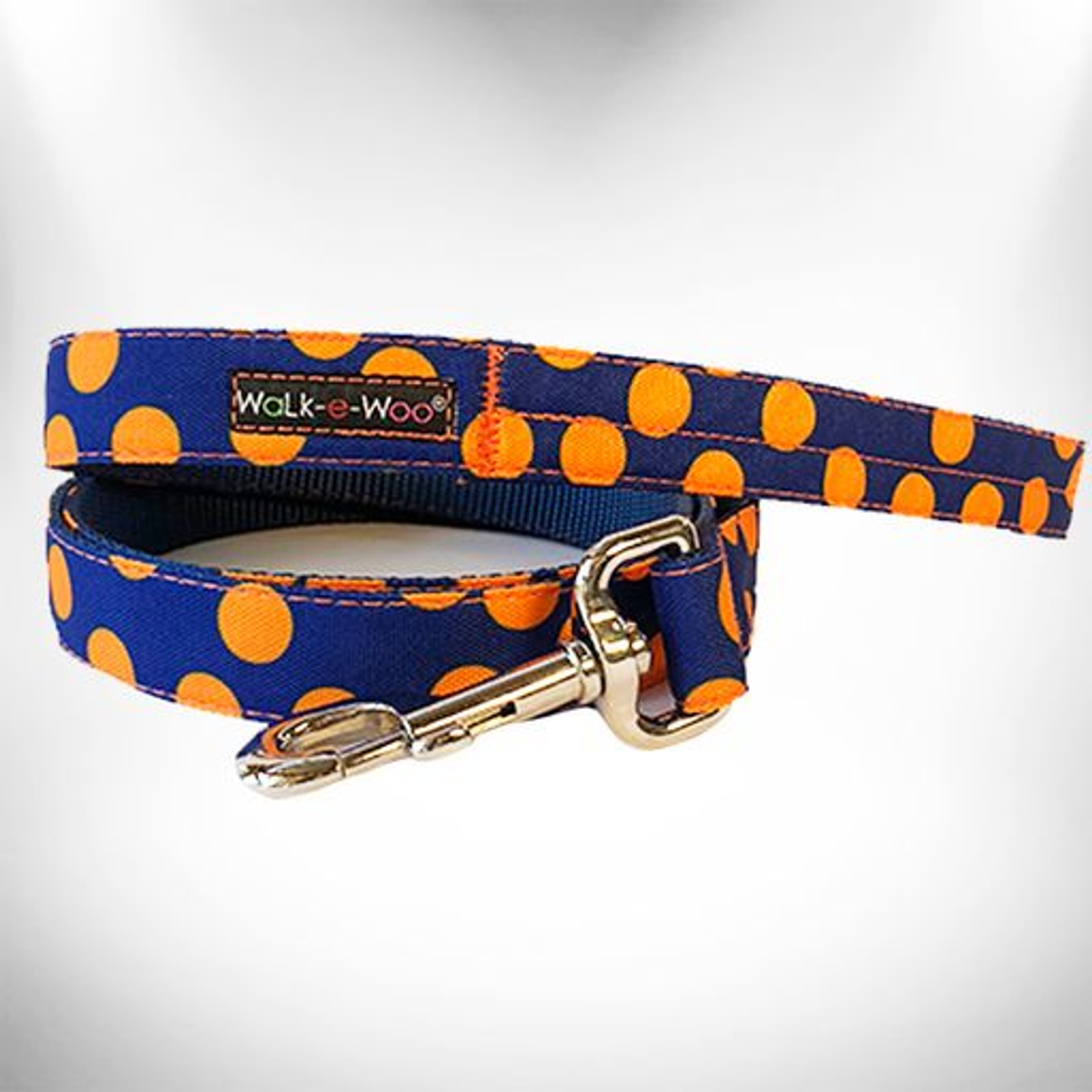 Walk-e-Woo Polka Dot Dog Leash - 5 ft