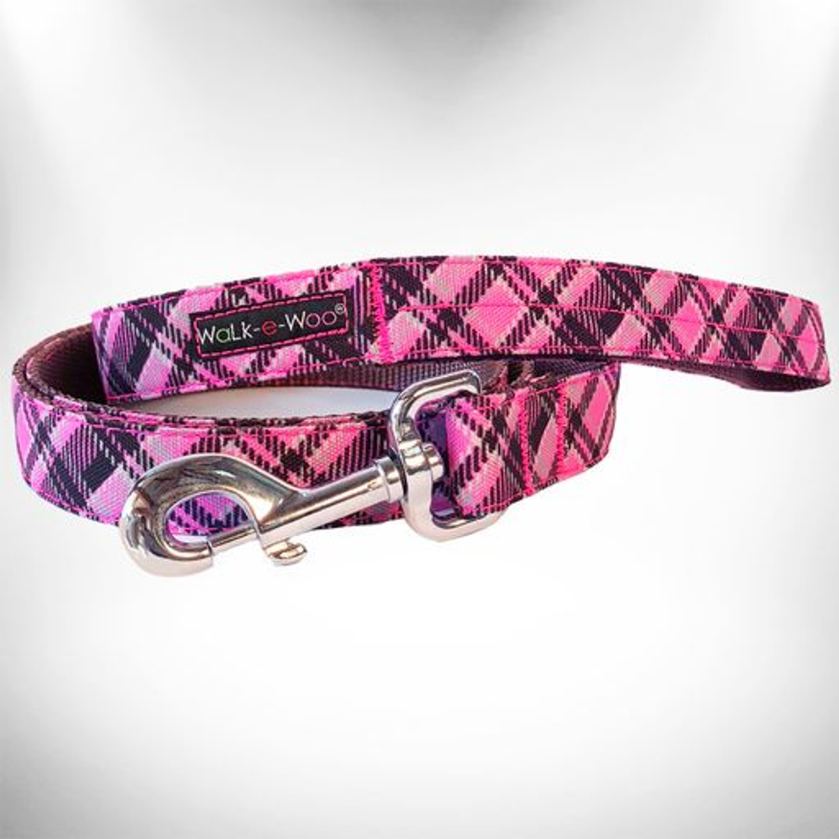 Walk-e-Woo Plaid Dog Leash - 5 ft