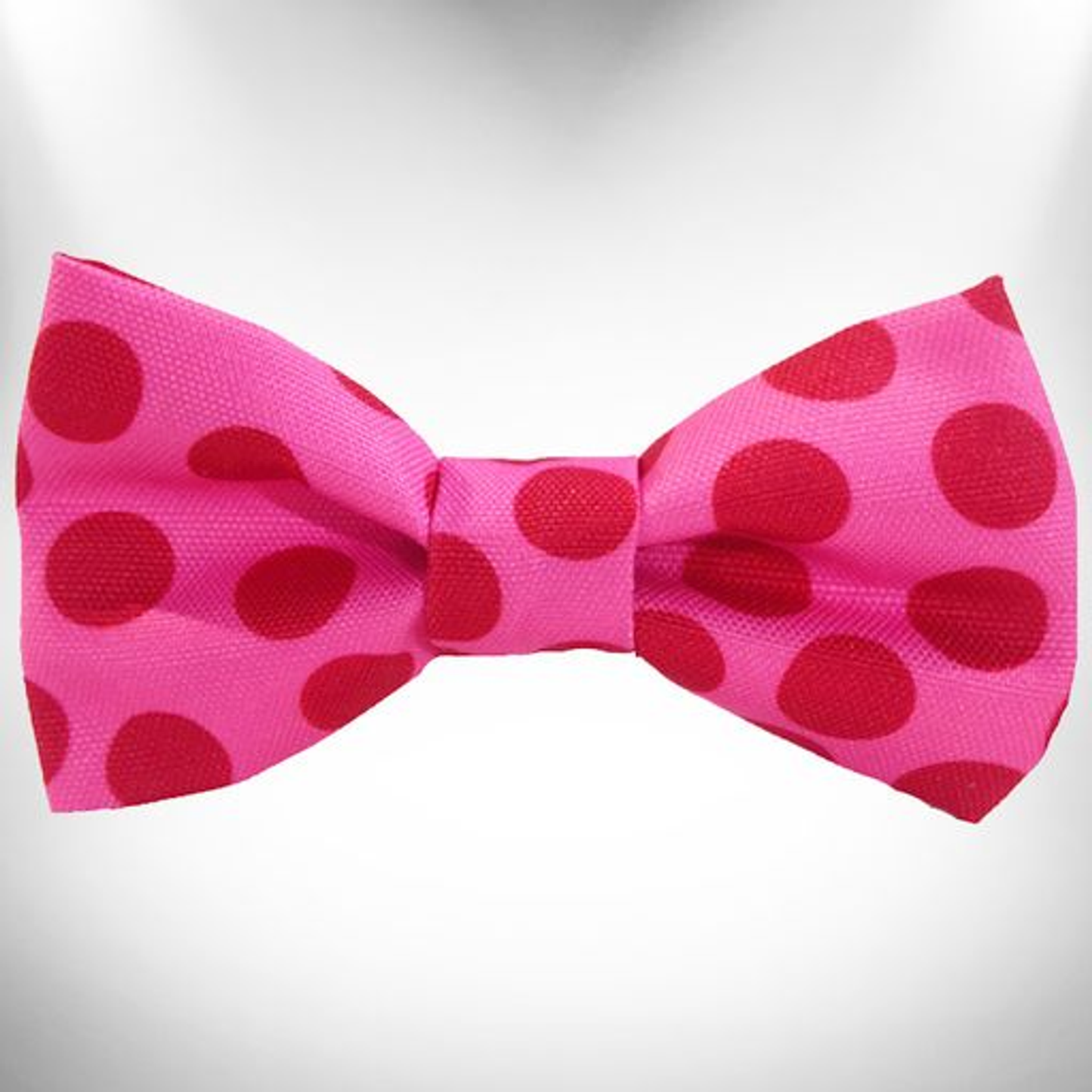 Walk-e-Woo Monotone Polka Dot Dog Bow Tie