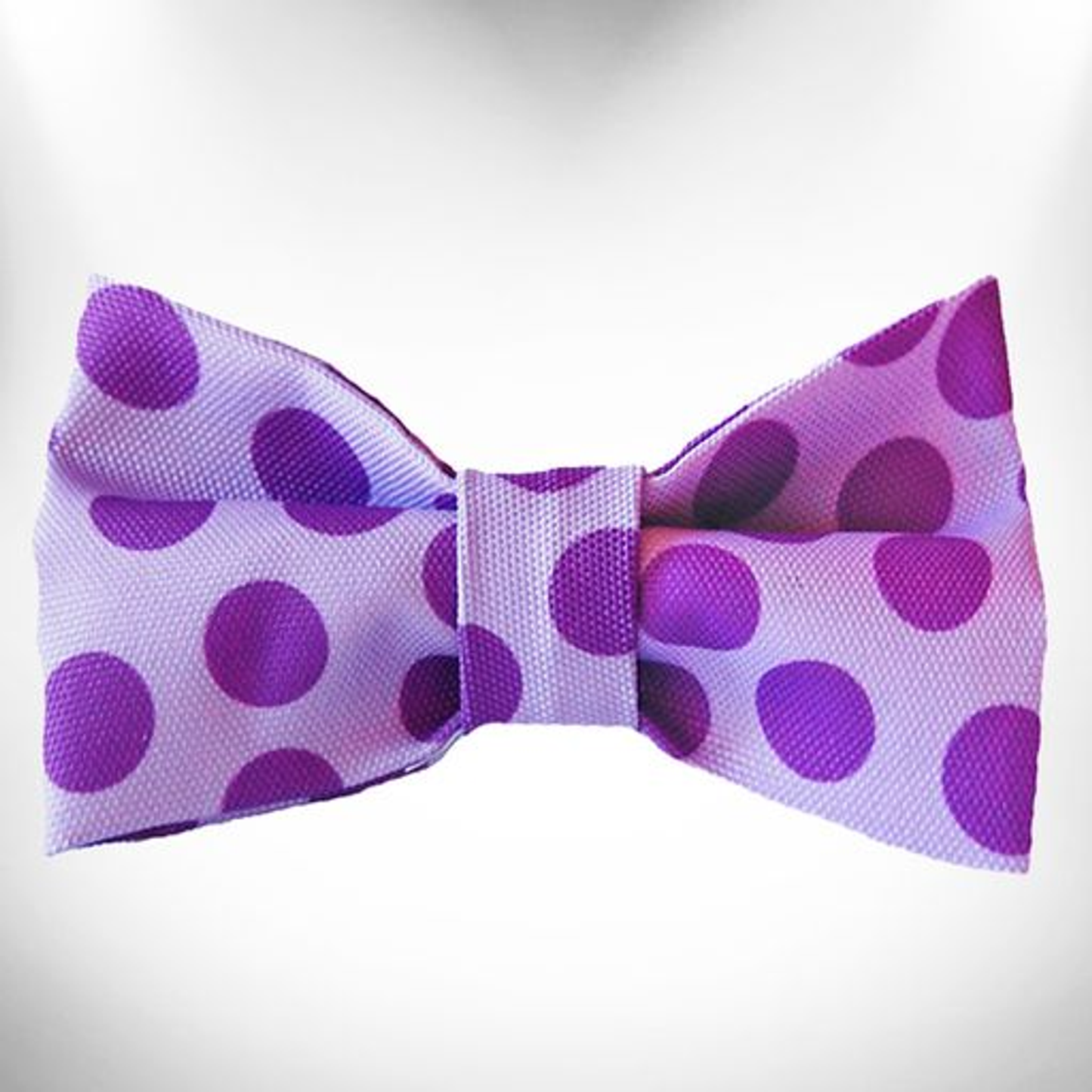 Walk-e-Woo Monotone Polka Dot Dog Bow Tie