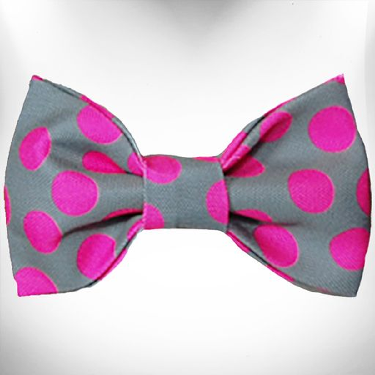 Walk-e-Woo Neon Polka Dot Dog Bow Tie