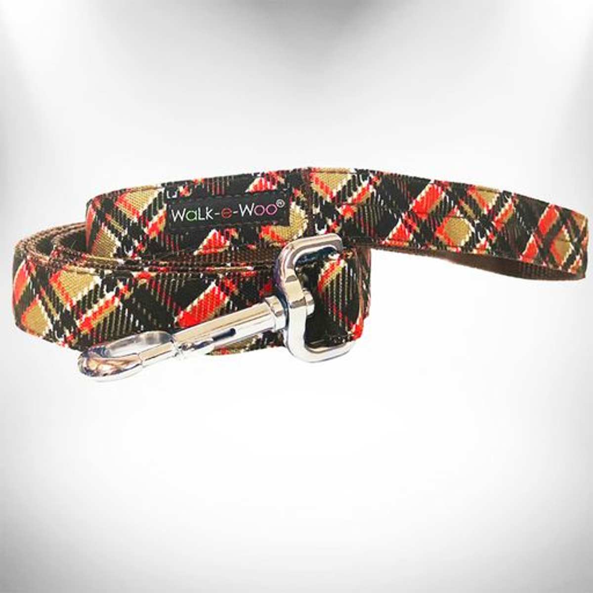 Walk-e-Woo Plaid Dog Bow Tie