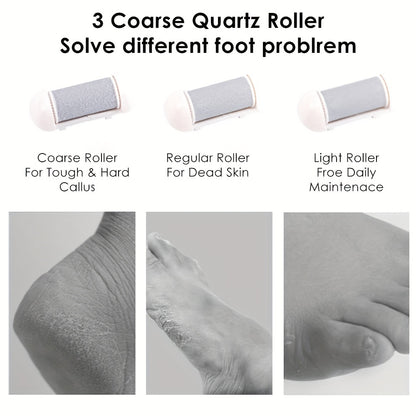 Rechargeable pedicure tool with charging cable