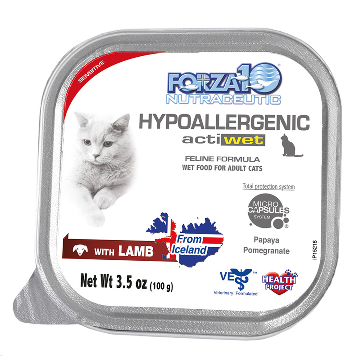 Forza10 ActiWet Hypoallergenic Canned Cat Food, 32 x 3.5 oz