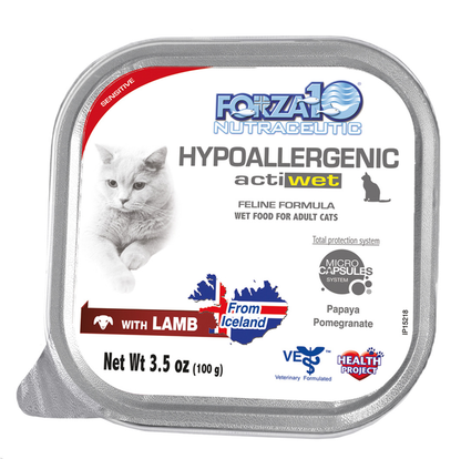 Forza10 ActiWet Hypoallergenic Canned Cat Food, 32 x 3.5 oz